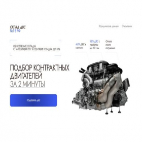 Скриншот главной страницы сайта dvs-shop24.ru