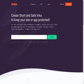 Скриншот главной страницы сайта dwnld.net