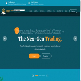 Скриншот главной страницы сайта dynamic-assetltd.com