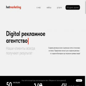 Скриншот главной страницы сайта dynamicwavehost.ru