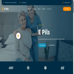 Скриншот главной страницы сайта e-pils.com