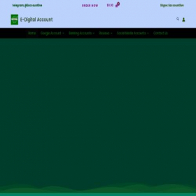 Скриншот главной страницы сайта eaccount.live