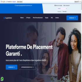 Скриншот главной страницы сайта eagleglobalinvestment.com