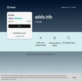 Скриншот главной страницы сайта ealsto.info