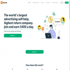 Скриншот главной страницы сайта earn-money.monster