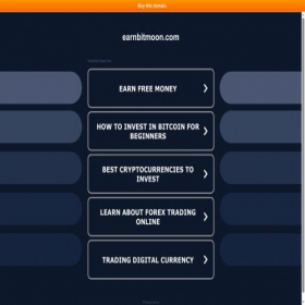 Скриншот главной страницы сайта earnbitmoon.com