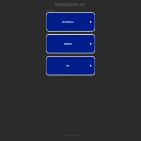 Скриншот главной страницы сайта earnhourlybtc.net