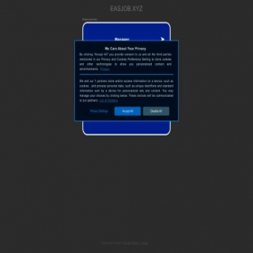 Скриншот главной страницы сайта easjob.xyz