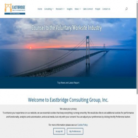 Скриншот главной страницы сайта eastbridge.com
