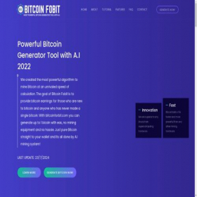 Скриншот главной страницы сайта easybitcoin.eu.org