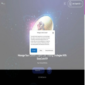 Скриншот главной страницы сайта easycoinx19.com