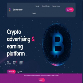 Скриншот главной страницы сайта easyearnnow.com