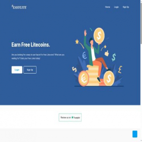 Скриншот главной страницы сайта easylite.io
