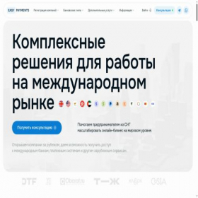 Скриншот главной страницы сайта easypayments.online