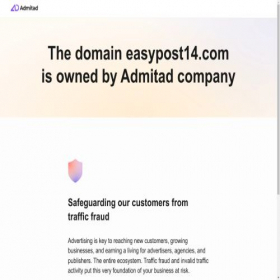 Скриншот главной страницы сайта easypost14.com