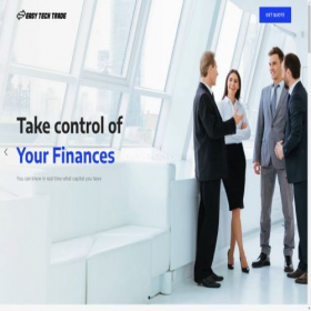 Скриншот главной страницы сайта easytechtrade.com
