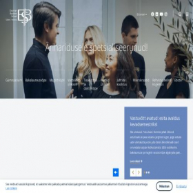 Скриншот главной страницы сайта ebs.ee