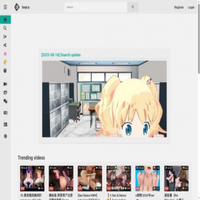Скриншот главной страницы сайта ecchi.iwara.tv
