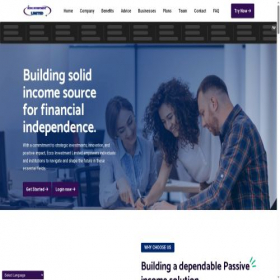 Скриншот главной страницы сайта eccoinvestmentlimited.ltd