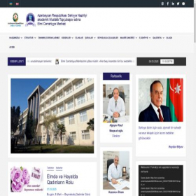 Скриншот главной страницы сайта ecm.az