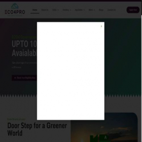 Скриншот главной страницы сайта eco4pro.co.uk