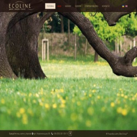 Скриншот главной страницы сайта ecoline.com.ua