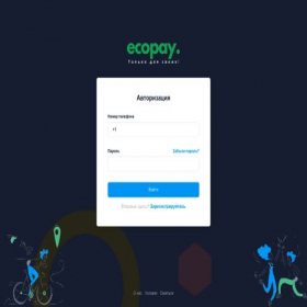 Скриншот главной страницы сайта ecopay.cc