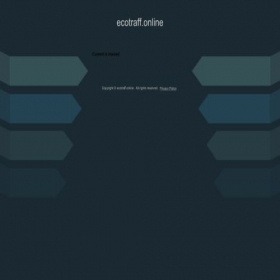 Скриншот главной страницы сайта ecotraff.online