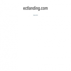 Скриншот главной страницы сайта ectlanding.com