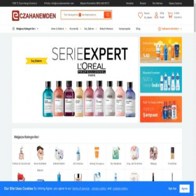 Скриншот главной страницы сайта eczahanemden.com