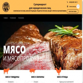 Скриншот главной страницы сайта edanur.ru