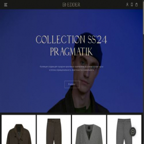 Скриншот главной страницы сайта edder.store