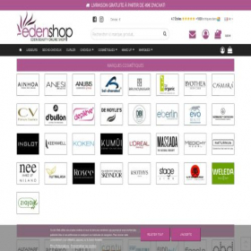Скриншот главной страницы сайта edenshop.com