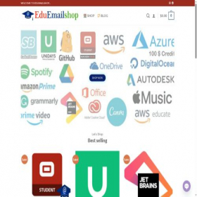 Скриншот главной страницы сайта eduemailshop.online