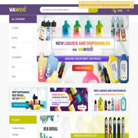 Скриншот главной страницы сайта ee.vawoo.com