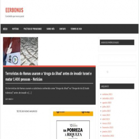 Скриншот главной страницы сайта eerbonus.ru