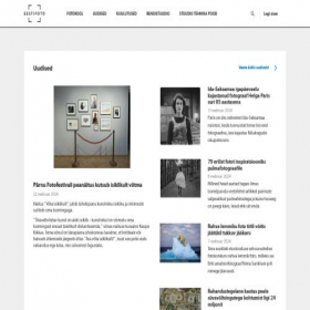 Скриншот главной страницы сайта eestifoto.ee