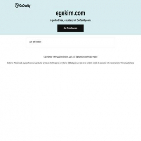 Скриншот главной страницы сайта egekim.com