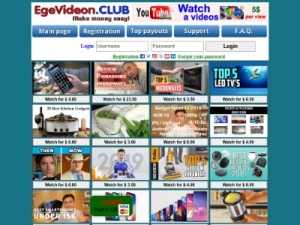 Скриншот главной страницы сайта egevideon.club