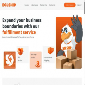 Скриншот главной страницы сайта eglship.com