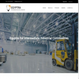 Скриншот главной страницы сайта egyptra-group.net