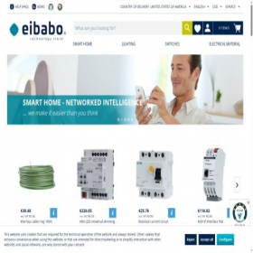 Скриншот главной страницы сайта eibabo.com