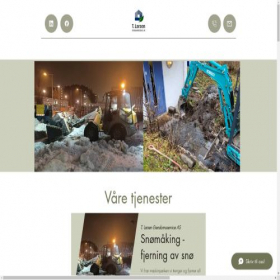 Скриншот главной страницы сайта eiendomsservice.info