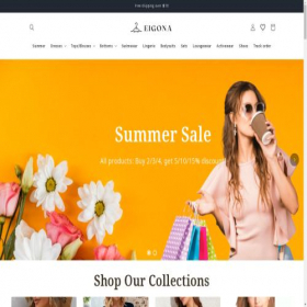 Скриншот главной страницы сайта eigona.co.uk
