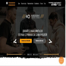 Скриншот главной страницы сайта ekb.nalevo.pro