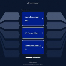 Скриншот главной страницы сайта eko-money.xyz
