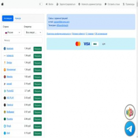 Скриншот главной страницы сайта el-sms.com