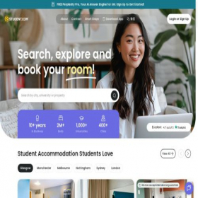 Скриншот главной страницы сайта el.student.com