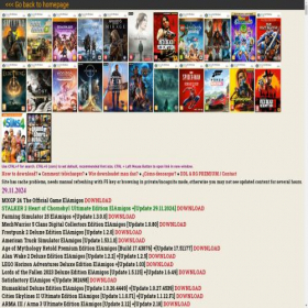 Скриншот главной страницы сайта elamigos.site