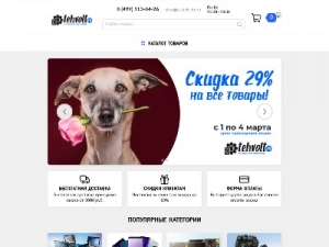 Скриншот главной страницы сайта elastelectro.ru